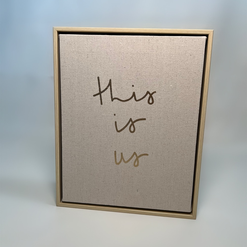 "This is Us" Elegant Framed Wall Art